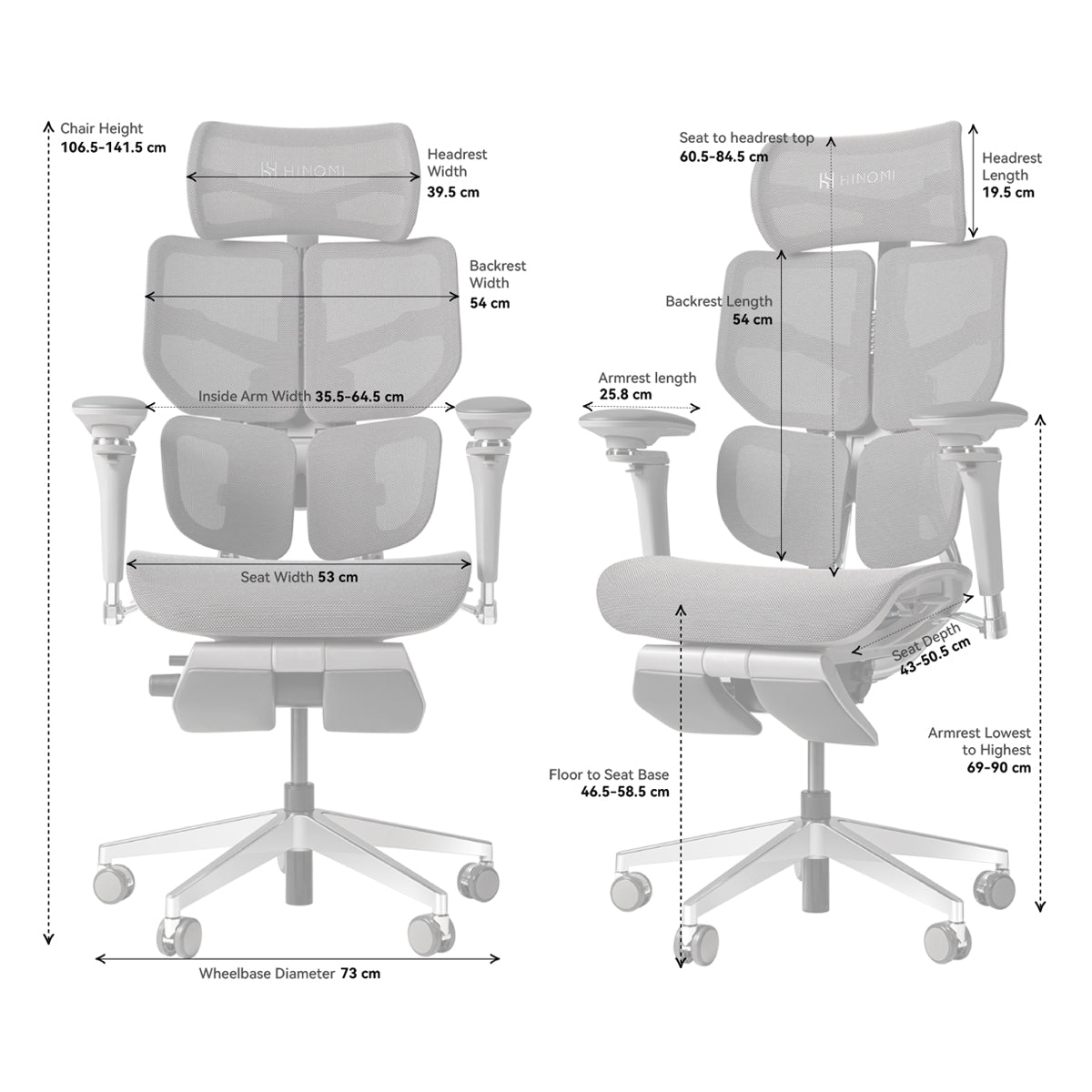 HINOMI X2 Pro ergonomikus szék