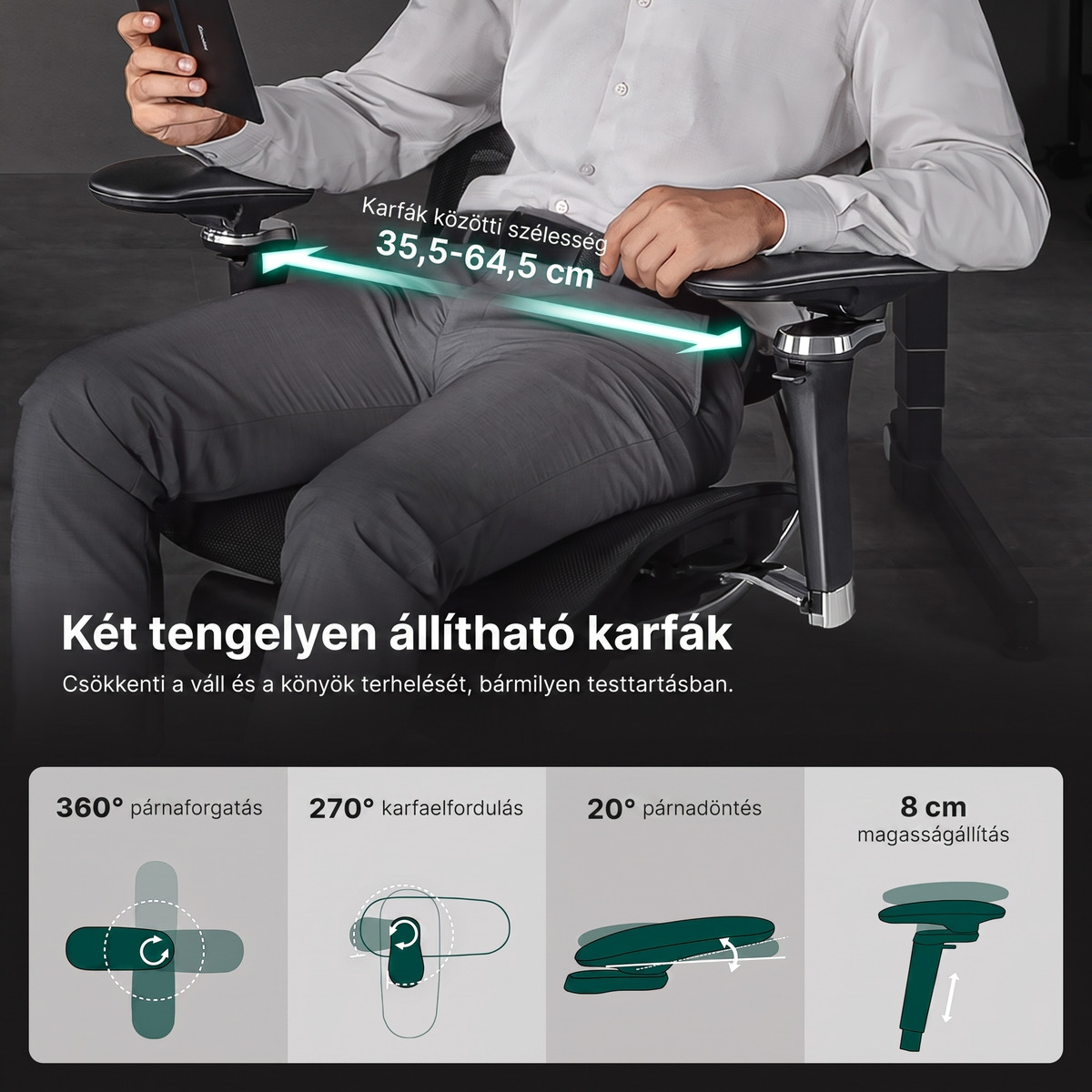 HINOMI X2 Pro ergonomikus szék